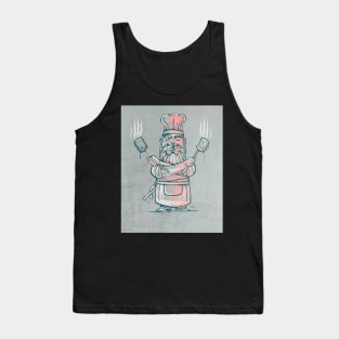 Big bad chef illustration Tank Top